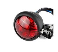 HTVTKRFGRL posteriore per moto Per Cafe Racer Chopper Bobber Scrambler Buggy Parafango Posteriore Luce Freno Indicatore Di Stop Fanale Fanale posteriore(1pc Red Lens)