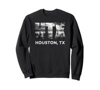 HTX City of Houston Skyline Art Downtown Texas Souvenir Gift Felpa