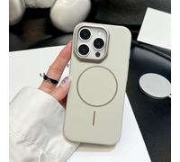 HTXONB Custodia antiurto magnetica opaca rigida per iPhone 16 15 14 13 12 11 Pro Max 14 15 16 Plus Custodia antiurto per PC sottile con ricarica wireless, Peak Rock, per iPhone 16 Plus