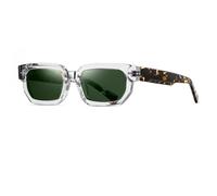 HTXONB Occhiali da sole JJMM vintage di lusso, semplici e alla moda, JAGGER, ultraleggeri in titanio UV400, stile retrò quadrato, unisex, qualità originale, C3, 145 * 144 * 41 mm