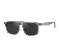 HTXONB Occhiali da sole polarizzati casual da uomo alla moda, da viaggio, per esterni, con protezione solare UV, con montatura grande, per la guida, C4, 145 * 144 * 47mm