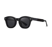 HTXONB Occhiali da sole polarizzati TAC da sole retrò alla moda, anti-ultravioletti, per la guida all'aperto, C1, 145 * 138 * 49mm