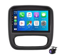 HTXPSM Android 14 9'' Autoradio Doppio Din Touch Screen Radio Navigazione per Opel Vauxhall Vivaro B/Renault Traffic 3 2014-2018 con CarPlay Wireless Android Auto Controllo del Volante