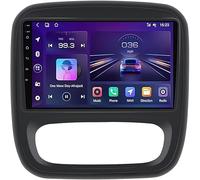 HTXPSM per Renault Trafic 3 2014-2021 Android 15 9 Pollici Touchscreen autoradio con Lettore Dvd Bluetooth GPS Navigazione, Doppio DIN Sistema di Navigazione GPS per Auto Radio CarPlay Android Auto t