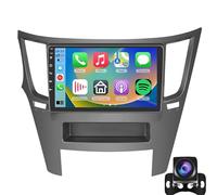 HTXPSM per Subaru Legacy Outback 2009-2014 Autoradio con Carplay Wireless Android Auto, Autoradio Android 14 da 9 pollici DAB+ Touch Screen Navigazione GPS WiFi Bluetooth