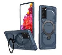 HTXWXJC Custodia per telefono per Galaxy S20 FE, SM-G781B Samsung S20 FE custodia ad anello supporto integrato per auto antiurto custodia protettiva in TPU per Samsung Galaxy S20 FE blu