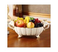 HTYUKFDG Ciotola di frutta in ceramica Lucky Elephant ciotola decorativa stile europeo cesto di frutta versatile centrotavola decorazione caramelle e chiave ciotola per la decorazione domestica