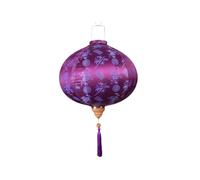 HTYUKFDG Lanterna di Seta vietnamita Lanterna Cinese Rotonda retrò Jacquard Decorativa Orientale appesa a Forma di Lampada a Lanterna Floreale per la Decorazione del Cortile del Giardino