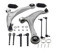HTZLCO 10 pezzi di bracci di controllo inferiori anteriori for sospensioni compatibili con Honda Odyssey 2010 MS601008, tiranti di sterzo con testa sferica, braccio oscillante superiore e inferiore fo