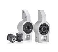 HTZLCO 3C0199231E Boccola del braccio di controllo anteriore Supporto inferiore Sospensione in gomma for Passat B6 B7 Compatibile con Tiguan CC TT/TTS Coupe(Full solid 4PCS)