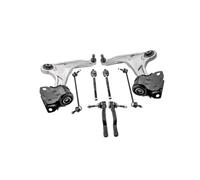 HTZLCO 8 pezzi di tiranti for barra stabilizzatrice anteriore inferiore sinistra e destra compatibili con Ford Fusion 2013-2017, tiranti for braccio oscillante superiore e inferiore, barra di bilancia