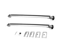 HTZLCO Box portatutto for barre portatutto compatibile con LR Freelander 2 LR2 2006-2016 | Barre trasversali in alluminio universali for SUV, accessori for campeggio, viaggio e carico(Silver)
