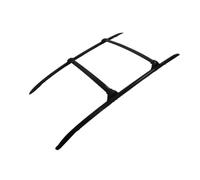 HTZLCO Kit di barre trasversali for portapacchi da tetto in alluminio nero da 4 pezzi, compatibili con Honda CRV 2017-2022, barre trasversali universali for portapacchi da tetto con bloccaggio for kay