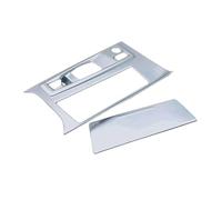 HTZLCO Pannello di copertura della scatola del cambio della console centrale, finitura decorativa in ABS, fibra di carbonio/argento, accessori compatibili con Peugeot 508 2019-2022, accessori for la d