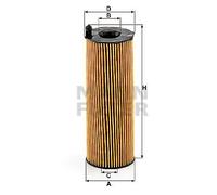 HU 8001 x MANN-FILTER Filtro olio per AUDI,PORSCHE,VW