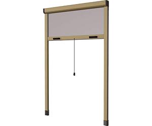 HU-firma Zanzariere Alluminio Verticale, Bronzato, 120 x 170 cm