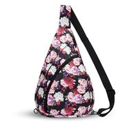 HUA ANGEL Zaino Monospalla Sling Bag Per Donna Uomo Unisex Borsa aTracolla Sul Petto Ultra Leggero Chest Pack Sportivo Lavoro Viaggio Scuola Hiking All'Aperto