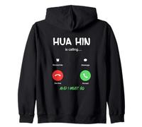 Hua HIN Sta chiamando e Devo Andare in Thailandia in Viaggio Felpa con Cappuccio