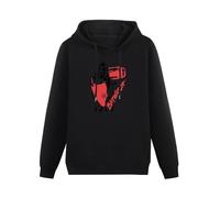 HUA JIAO MOPIAN Baywatch CJ Parker Lifeguard Pamela Anderson Protect The bay TV Funny Hoodies Long Sleeve Pullover Loose Hoody Mens Sweatershirt Black S