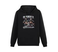 HUA JIAO MOPIAN Daniel Ricciardo Hoodies Long Sleeve Pullover Loose Hoody Sweatershirt Black M