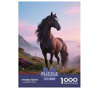 Hua Liu, Gioco Di Puzzle Da 1000 Pezzi, Attività Conviviale Per La Famiglia, Regalo O Souvenir, Adatto Dai 10 Anni, Horse, 38x26cm/1000pcs