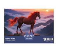 Hua Liu, Gioco Di Puzzle Da 1000 Pezzi, Attività Conviviale Per La Famiglia, Regalo O Souvenir, Adatto Dai 10 Anni, Horse, 38x26cm/1000pcs