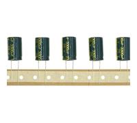 HUABAN 10 pezzi 25V 3300UF 16x25mm Condensatore elettrolitico in alluminio plug-in ad Alta Frequenza LOWESR con manicotto verde 25 Volt 3300 UF