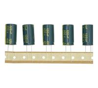 HUABAN 10 pezzi 400V 120UF 18x30mm Condensatore elettrolitico in alluminio plug-in ad Alta Frequenza LOWESR con manicotto verde 400 Volt 120 UF