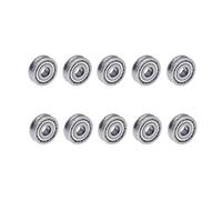 HUABAN 10 pezzi Cuscinetto a forma di U della stampante 3D U604/13 4x13x4mm per MK8 Estrusore Rotondo Ruota Ingranaggio Passeggino Cuscinetti di guida Rail Puleggia di montaggio