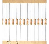 HUABAN 100 Pezzi 0.5 Watts 1/2W 1K Ohm 5% Resistore a film di carbonio