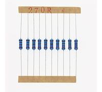 HUABAN 100 Pezzi 0.5 Watts 1/2W 270R 270 Ohm 1% Resistore a film metallico