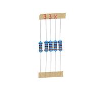 HUABAN 100 Pezzi 1 Watts 1W 33K Ohm 1% Resistore a film metallico