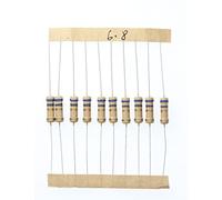 HUABAN 100 Pezzi 1 Watts 1W 6R8 6.8 Ohm 5% Resistore a film di carbonio