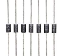 HUABAN 10PCS Diodi raddrizzatori a barriera Schottky 1N5820 3A 20V DO-201AD (DO-27) assiale 5820 3 Amp 20 Volt