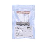 HUABAN 10PCS Diodo raddrizzatore 1N5404 3A 400V DO-201AD (DO-27) Assiale 5404 3 Amp 400 Volt