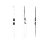 HUABAN 20 Pezzi 8A 8 Amp 3.6 * 10mm 250V Fusibile in vetro a soffio lento con conduttori