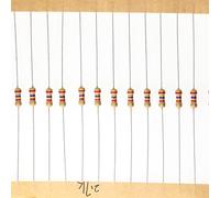 HUABAN 200 Pezzi 0.25 Watts 1/4W 2K7 Ohm 5% Resistore a film di carbonio