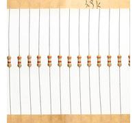 HUABAN 200 Pezzi 0.25 Watts 1/4W 3K9 Ohm 5% Resistore a film di carbonio