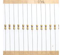 HUABAN 200 Pezzi 0.25 Watts 1/4W 470K Ohm 5% Resistore a film di carbonio