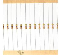 HUABAN 200 Pezzi 0.25 Watts 1/4W 47K Ohm 5% Resistore a film di carbonio