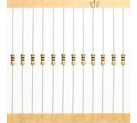 HUABAN 200 Pezzi 0.25 Watts 1/4W 510R 510 Ohm 5% Resistore a film di carbonio