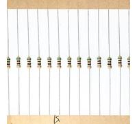 HUABAN 200 Pezzi 0.25 Watts 1/4W 51R 51 Ohm 5% Resistore a film di carbonio