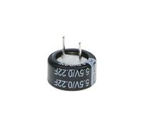 HUABAN 3 Pezzi 5.5V 0.22F 13x13mm C Tipo Pins Button Ultracondensatore supercondensatore 5.5 Volt 0.22 Farad