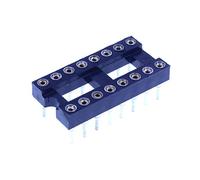 HUABAN 5 pezzo DIP-16 DIP16 Tipo a saldare adattatore per presa di prova IC passo 2,54 mm larghezza 10 mm rotondo