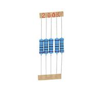 HUABAN 50 Pezzi 2 Watts 2W 200K Ohm 1% Resistore a film metallico