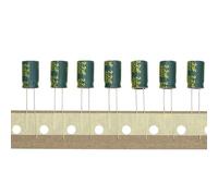 HUABAN 50 pezzi 400V 2.2UF 8x12mm Condensatore elettrolitico in alluminio plug-in ad Alta Frequenza LOWESR con manicotto verde 400 Volt 2.2 UF