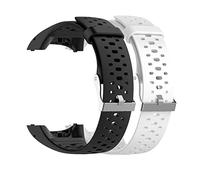 Huabao Cinturini Compatibile con Polar M400 / M430,Sport in Silicone Regolabili Band Sostituzione Braccialetto per Polar M400 / M430 Orologio (nero+bianco)