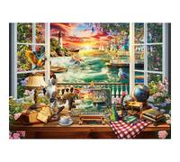 HUADADA Puzzle 1000 pezzi puzzle 1000 pezzi fiaba per adulti davanti alla finestra puzzle classici regalo