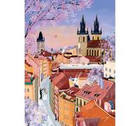 HUADADA Puzzle da 1000 pezzi, amore a Praga