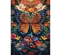 HUADADA Puzzle da 1000 pezzi con farfalla colorata - Adulti 1000 puzzle per adulti e bambini dai 14 anni in su